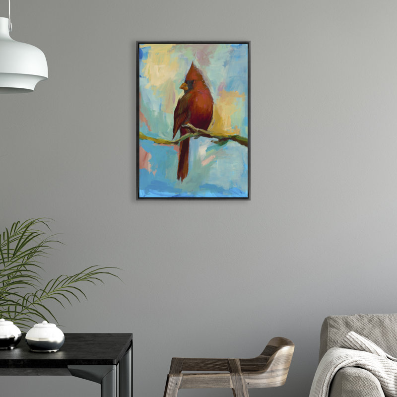 Red Cardinal Print by Fern Cassidy, 44.5" H x 31.5" W
