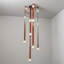 Grand luminaire suspendu SNAPS - Cuir-882870873-882954641