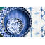 Santorini Handmade Hard Ceramic Appetizer Plate