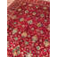 Tapis en laine et coton rouge noué à la main Original