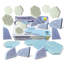 Ensemble de 18 pierres polaires Scenery