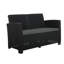 Faro Black 4 Seater Conversation Set