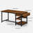 Kitchen Dining Table Set With Upholstered With Storage Drawers & Wine Rack-2122272151