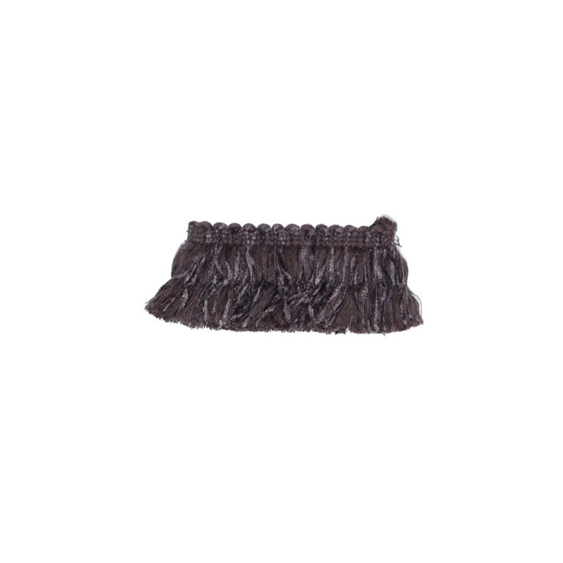 Tissu frange Surfside, Gris anthracite