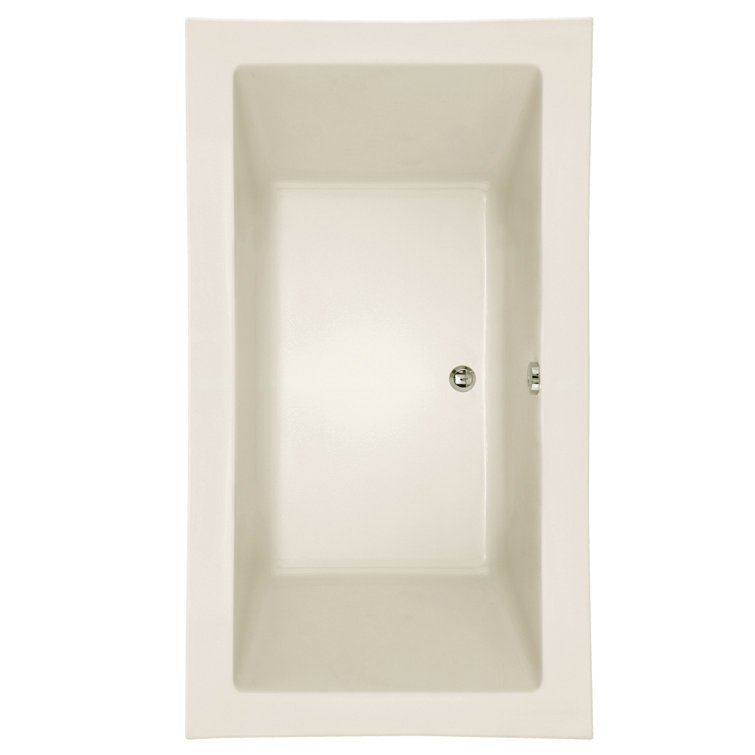 Kayla 74'' x 42'' Drop-In Air Acrylic Bathtub