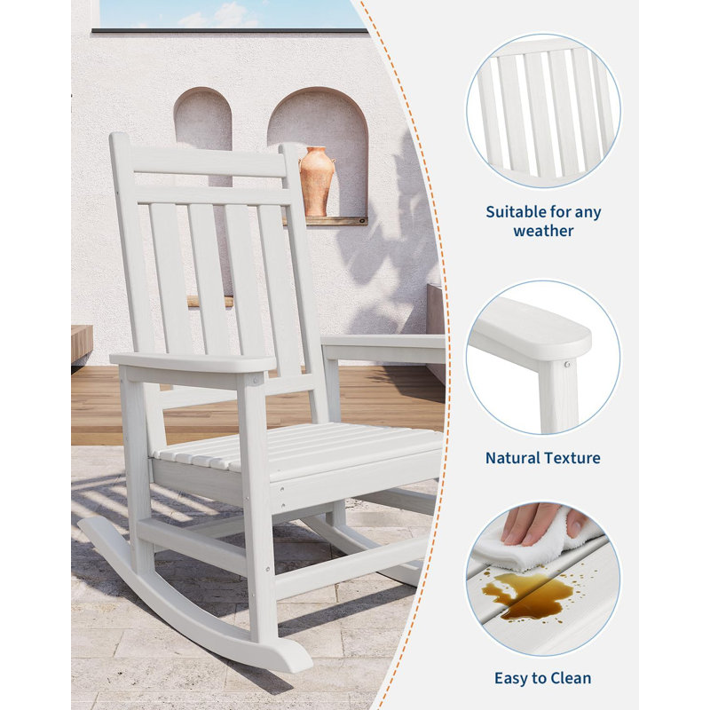 Outdoor Chair, White