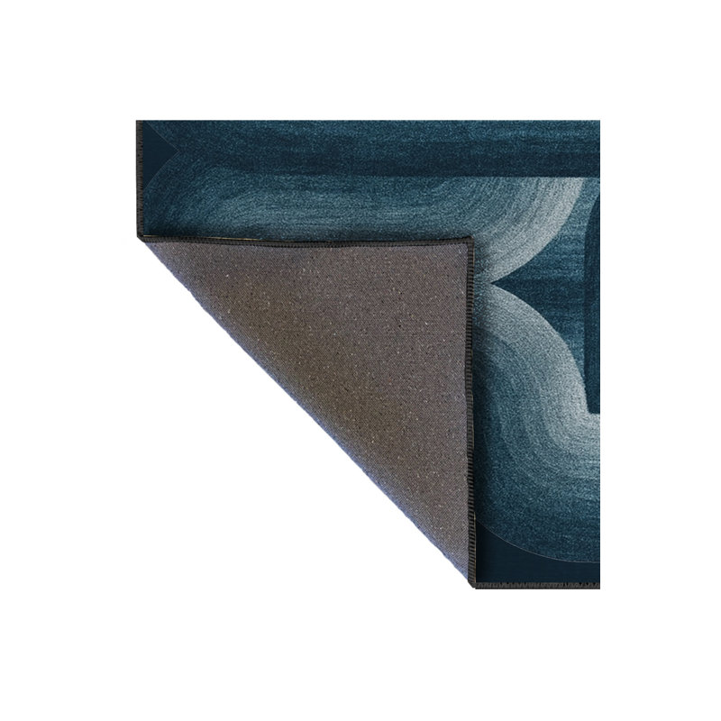 Tapis vert lavable Mosso, 4'11" x 7'7"