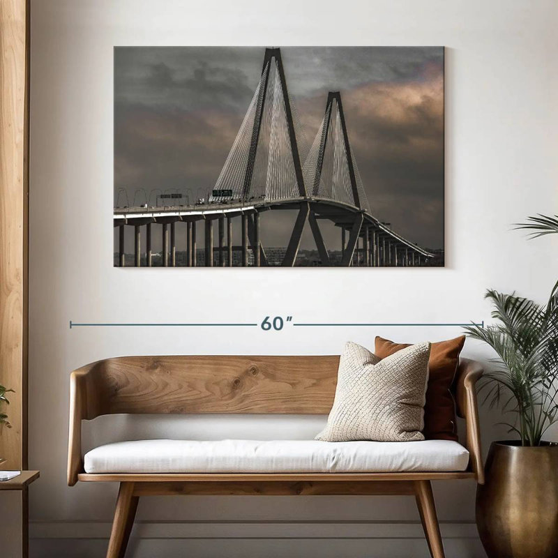 Rorry Iconic Ravenel Bridge, 32" H x 48" W