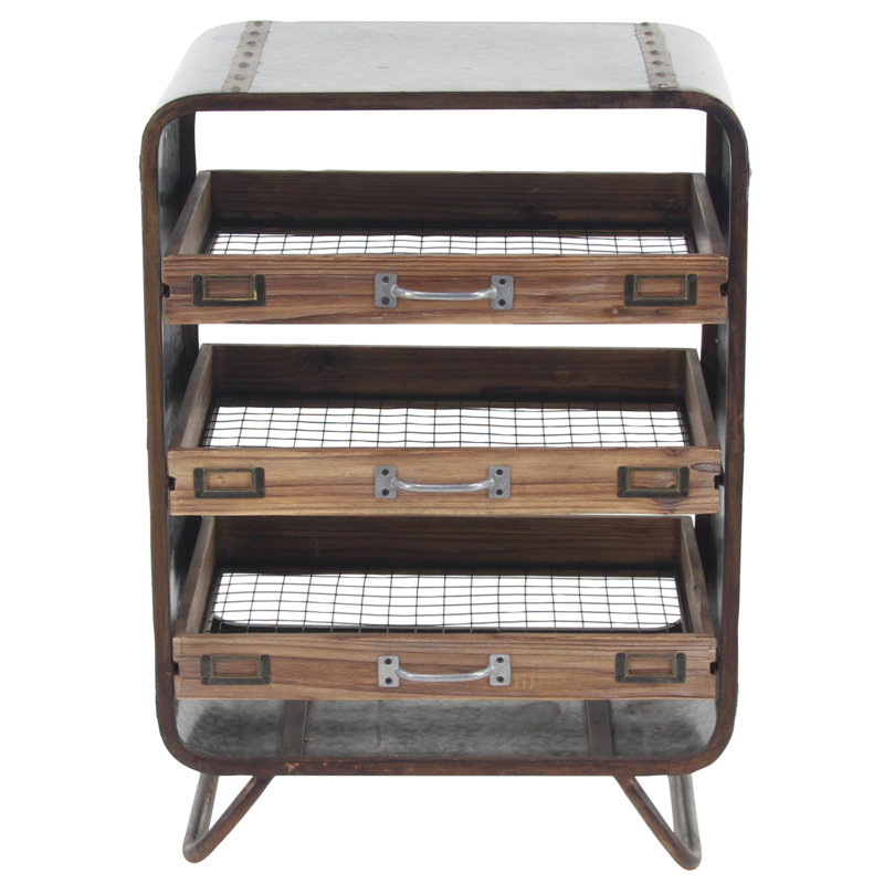 Commode décorative 3 tiroirs Laivai