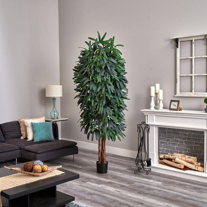84'' Faux Palm Tree in Pot