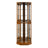 6 Shelf Corner Curio Display Cabinet with Lights, Mirrors and Adjustable Shelves, (E26 light bulb not included)-122977414