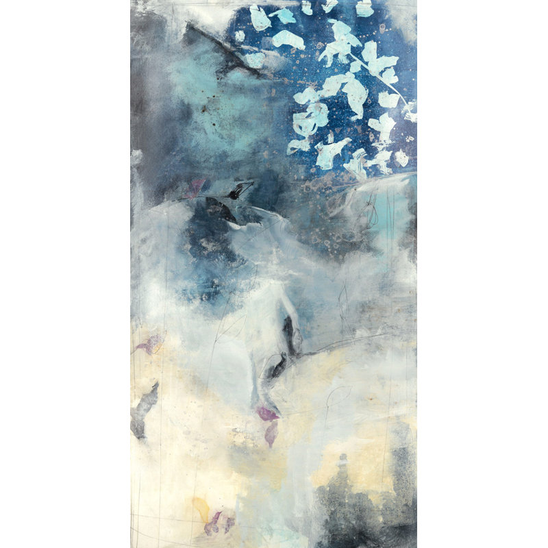 Song Writer 1 Print by Harris, Maeve, Silver Floater Framed, 34" H x 64" W