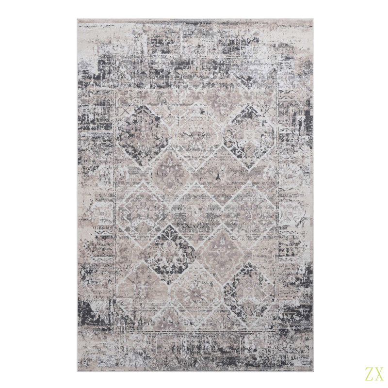 8X10 / Traditional Area Rug Stain Resistant, Non-Shedding, Friendly For Living Room, Bedroom, Dining Room And High-Traffic Areas