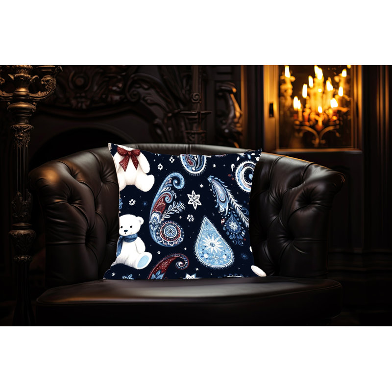 Abstract Reversible Throw Pillow