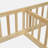 Double Twin Floor Bed With Fence, Guardrails-1601779734