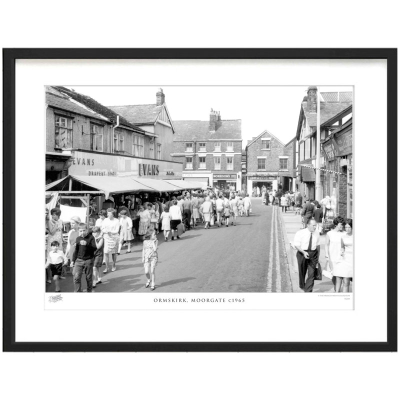 Ormskirk, Moorgate C1965 - Single Picture Frame Print, 40cm H x 50cm W x 2.3cm D