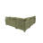 Srinav 4 Piece Corduroy Upholstered Sectional With 2 Pillows In Sage-1604873052-1604873055