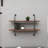 Springlake 2 Piece Industrial Pipe Shelves