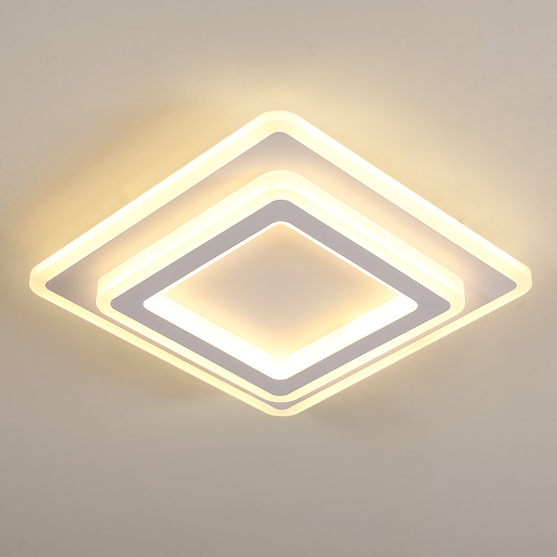 Square 29Cm  Acrylic LED Ceiling Light