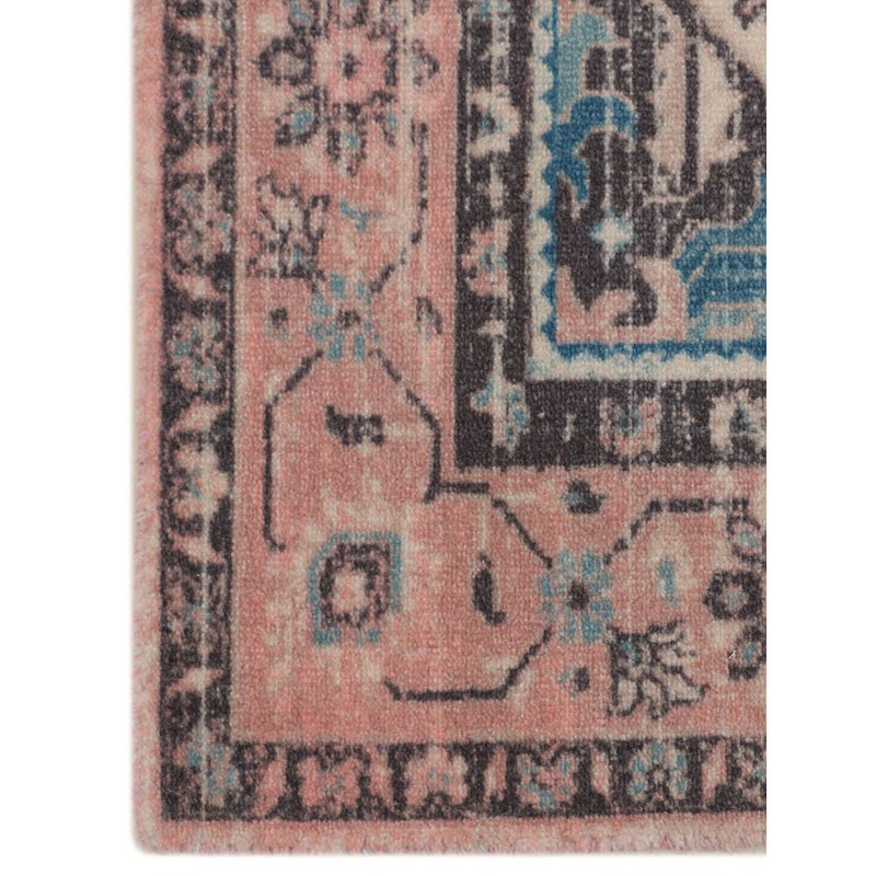 Tapis beige/rose Aafke, Rectangle 5 pi x 7 pi