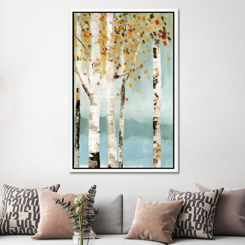 Lookout I by Allison Pearce - Painting on Canvas, 152.5 cm H x 101.5 cm W, White Framed Canvas