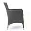 Ensemble de 2 chaises de jardin d'extérieur style campagne moderne