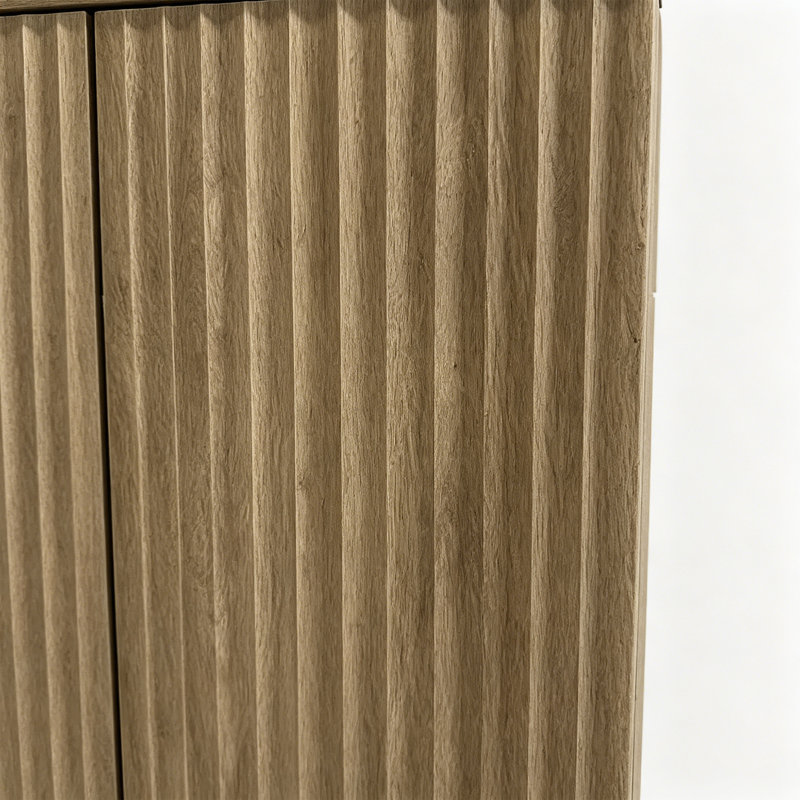 Armoire latérale de style rétro Brough, Gris
