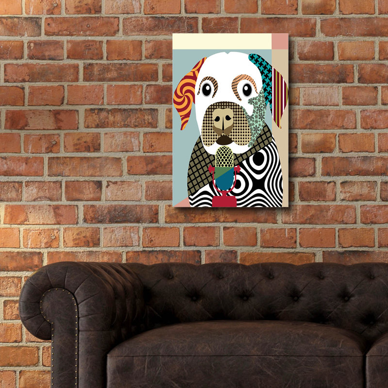 «Labrador Retriever» par Lanre Adefioyue, H 24 po x l 16 po x P 0,2 po