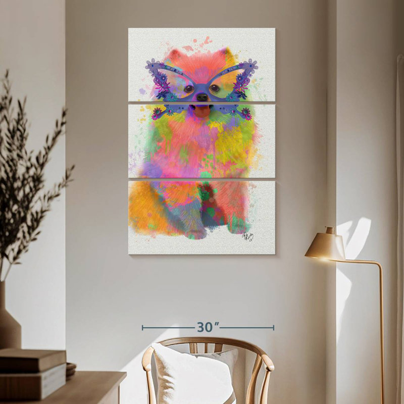 Rainbow Splash Pomeranian
