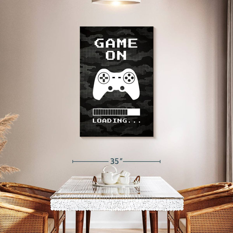 Kema Game On Loading, 45" H x 30" W