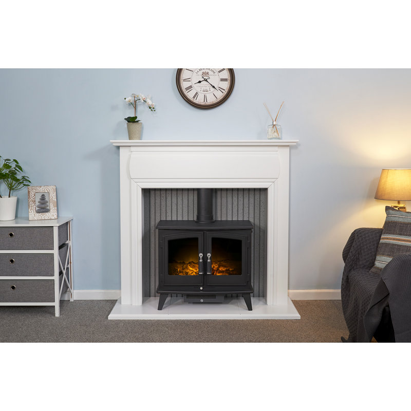 Florence Adam 121.5 cm W Electric Fireplace with 6824.28 BTU
