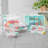 Sterilite Medium Clip Box Clear Home Storage Tote Container with Lid-99476631-99476633