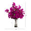 30 po Bougainvillée artificielle dans un vase en verre-1944811380