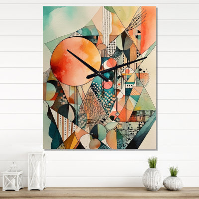 Insaf - Abstract Landscape Wall Clock