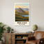 Ben A'an, Scotland - Romantic Highland Peak Travel Poster. Giclee Print On Wrapped Canvas. Wall Art, Home Decor - Natural Landmarks, Scotland - Wrapped Canvas Print-1521517789
