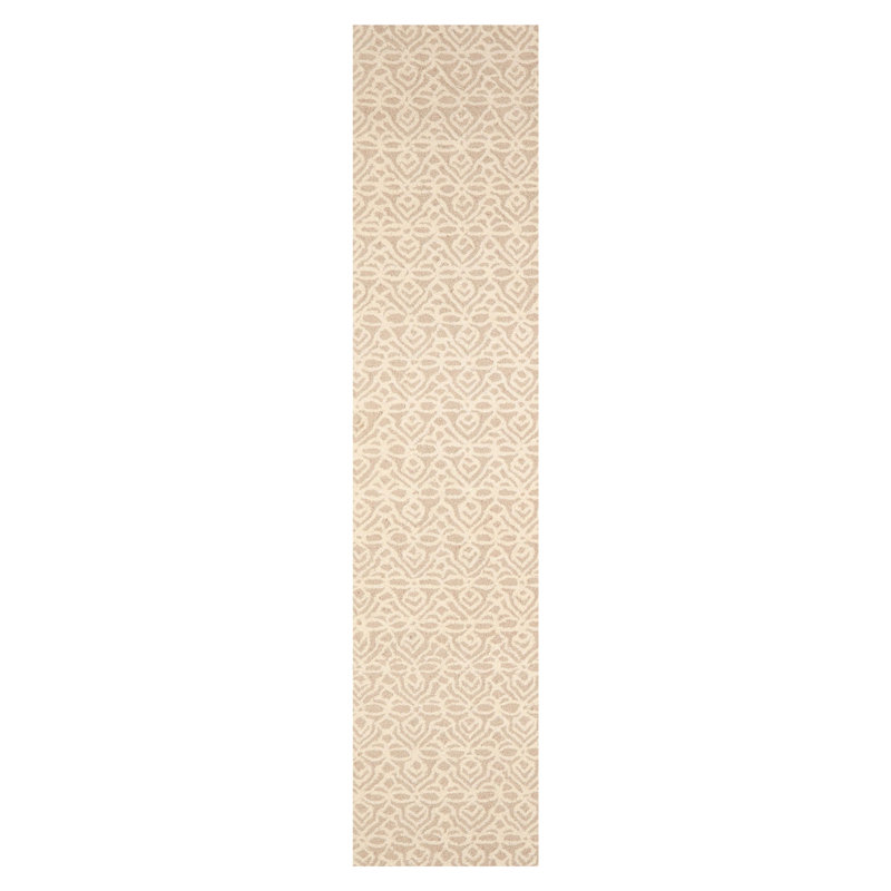 Tapis multicolore ivoire en laine touffeté à la main à motif géométrique de la Nouvelle-Zélande