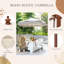 Parasol Hershell 81,9 avec contrepoids inclus-1681966084