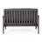 Patio Loveseat And Coffee Table Set, Patio Furniture Set With Cushion, Acacia Wood Frame Conversation Set For Garden, Backyard, Porch And Poolside, Minimalistic Style