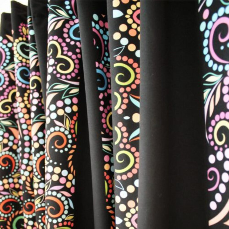 Deviyon Velvet Blackout Curtain Panel Pair, 148cm x 350cm