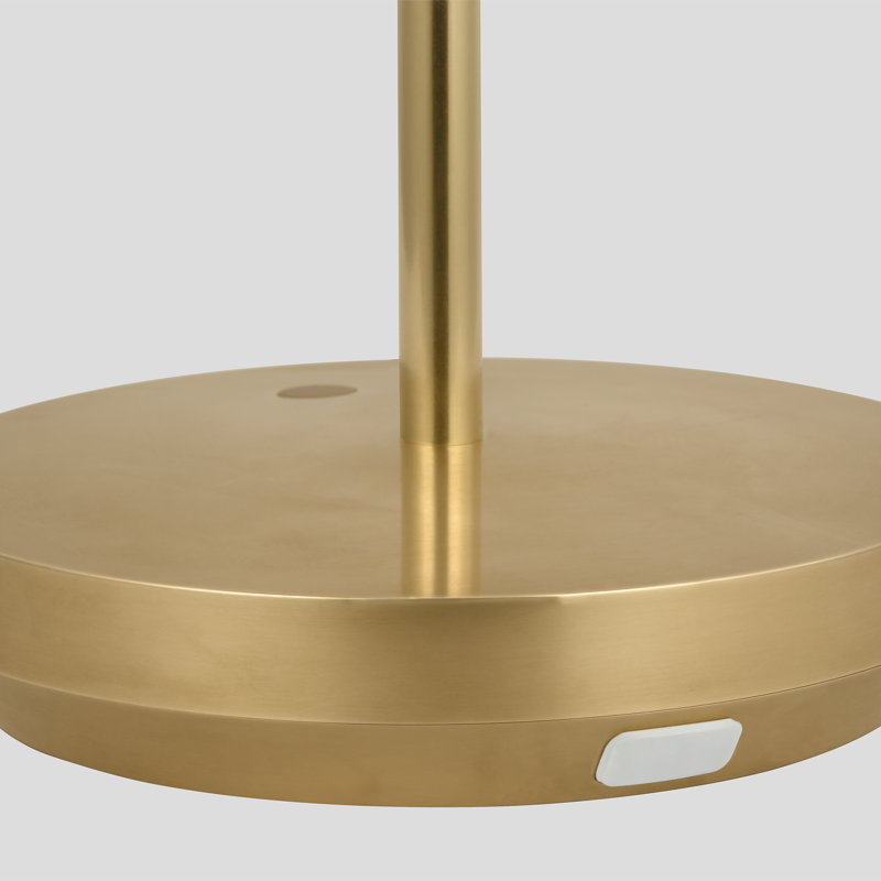 Tepa Short Accent Rechargeable Table Lamp, Gold