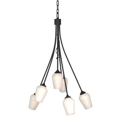 Lustre géométrique à 6 lumières Flora