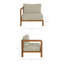 Ensemble de canapé modulaire extérieur 3 pièces Allard en teck couleur sable-1544142233