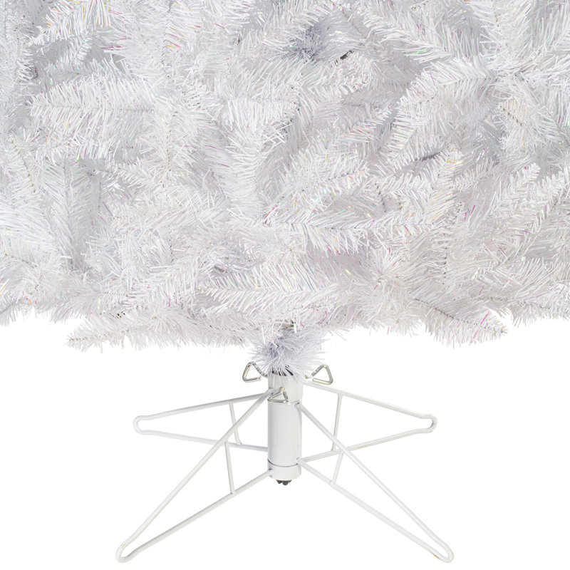 Arbre de Noël artificiel épinette blanche, H 7,5 pi, Non éclairé