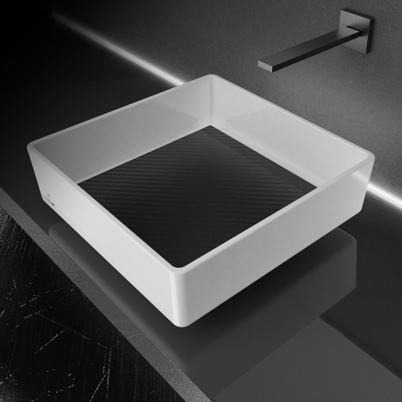 Solia by Tonino Lamborghini Vessel Sink, White