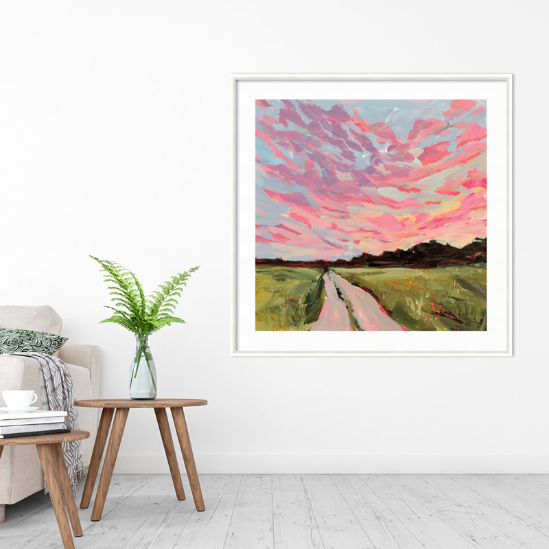«Cran Oklahoma» par - Impression sur cadre photo, Cadre blanc, H 41 po x l 41 po x P 2 po
