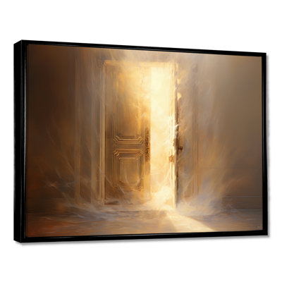 Sunshine Flowing Through Rustic - Farmhouse Door Wall Art Decor