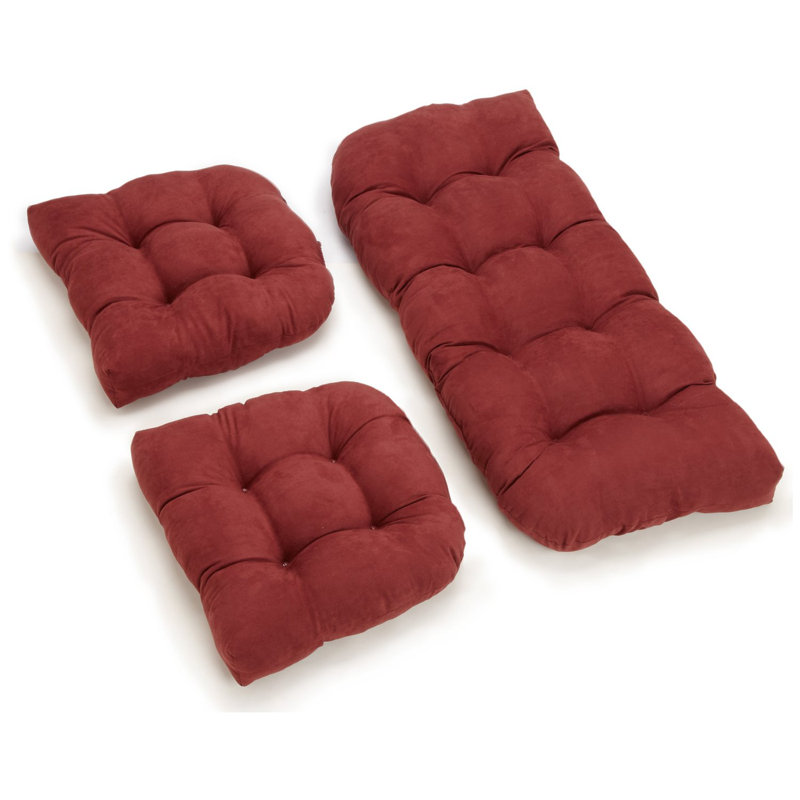 Settee Indoor Replacement Cushion, Red Wine