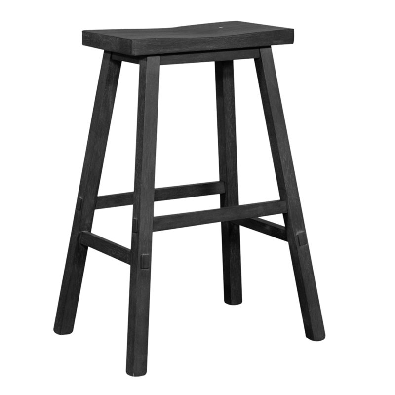 Knaack 30" Barstool w/ Chair Glides, Slate, Bar Stool (30" Seat Height)