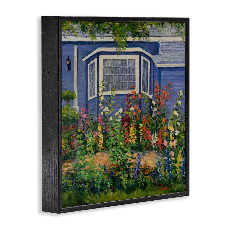 Art de giclée encadrée de style champêtre par Alexi Fine, H 17 po x l 17 po, Giclée encadrée noir minuit