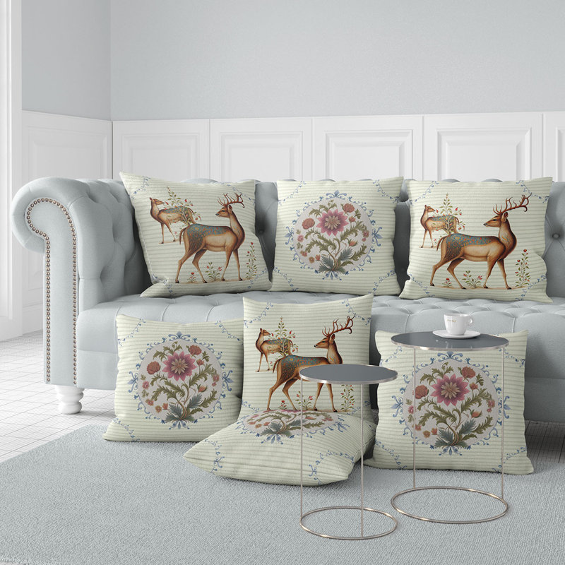 Coussin Deer, 20 po x 20 po